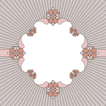 Vintage design templateのイラスト素材