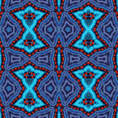 Decorative seamless pattern background in mosaic styleの写真素材