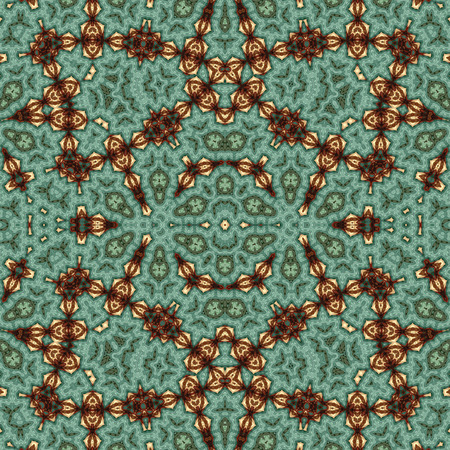 Decorative seamless pattern background in mosaic styleの写真素材