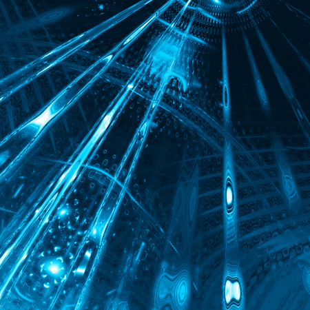 Digital abstract background computer generatedの写真素材