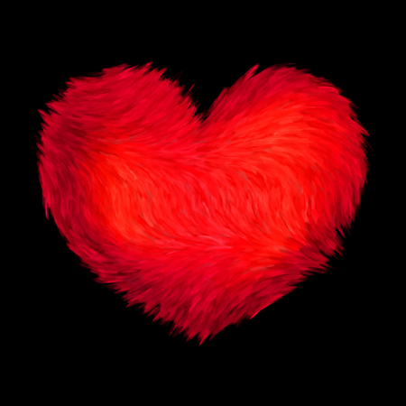 Brush stroke valentines heartの写真素材