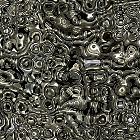 Decorative seamless metal backgroundの写真素材