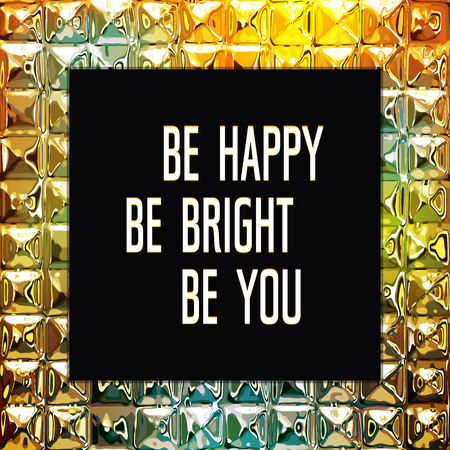 Inspirational quote design on  shiny diamonds backgroundのイラスト素材