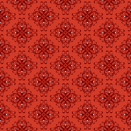 Seamless floral patternのイラスト素材