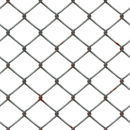 Seamless wire mesh isolated on transparante backgroundのイラスト素材