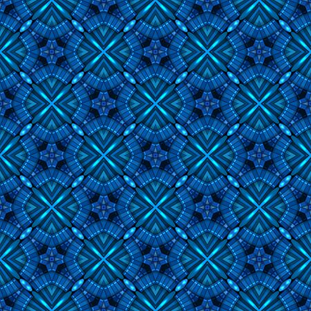 Seamless blue elegant pattern backgroundの写真素材