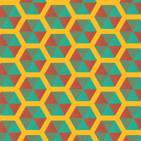 Vector Editable Abstract Geometrical Retro Backgroundのイラスト素材