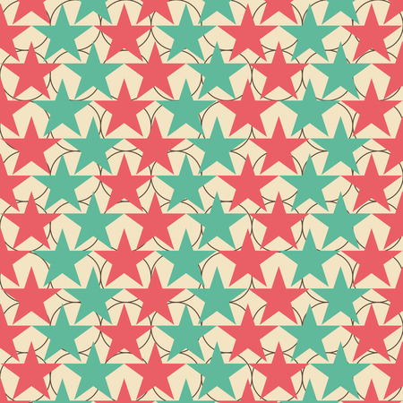 Vector Editable Abstract Geometrical Retro Backgroundのイラスト素材