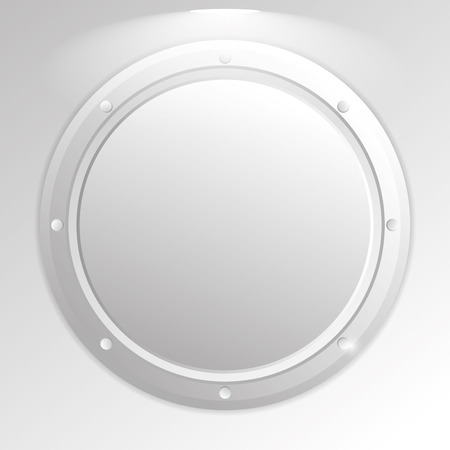 Vector Stylish Silver Framework Isolated On Background のイラスト素材