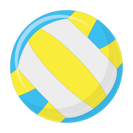 Volleyball ball Isolated On White Backgroundのイラスト素材
