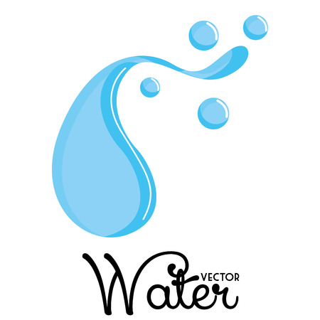 Abstract Water Icon Isolated On White Backgroundのイラスト素材