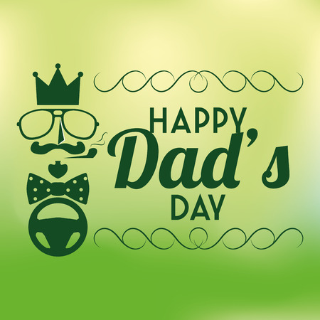 Happy Father's Day Template Card Background のイラスト素材