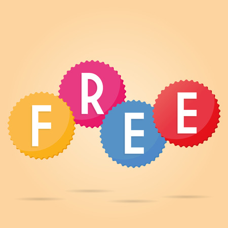 Free Icon Isolated On White Backgroundのイラスト素材