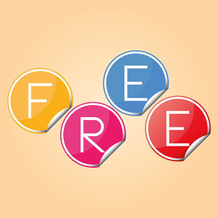 Free Icon Isolated On White Backgroundのイラスト素材