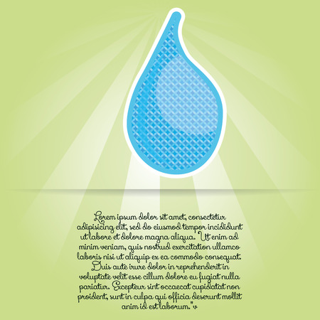 Abstract Water Icon With Space For Textのイラスト素材