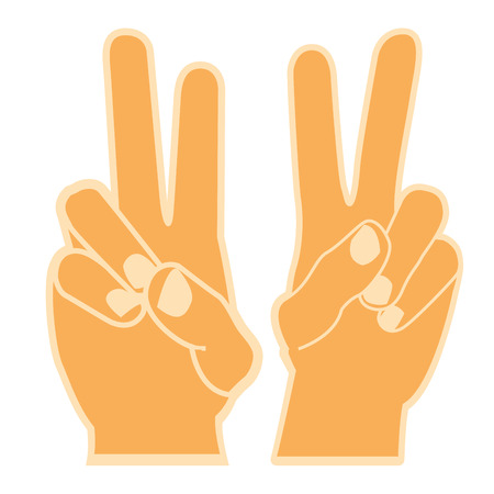Abstract Peace Icons Isolated On Backgroundのイラスト素材