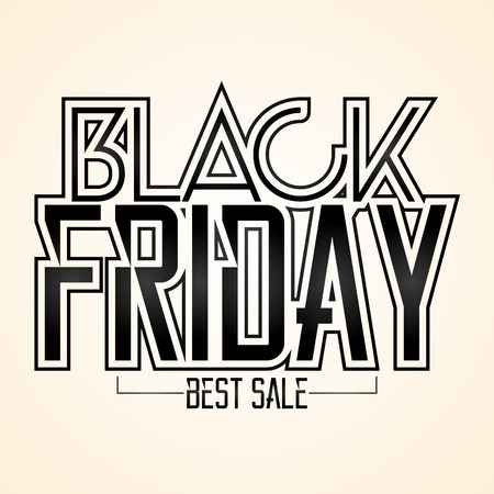 Vector Black Friday Sticker Isolated On Backgroundのイラスト素材