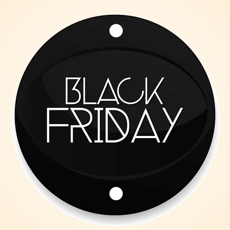 Vector Black Friday Sticker Isolated On Backgroundのイラスト素材