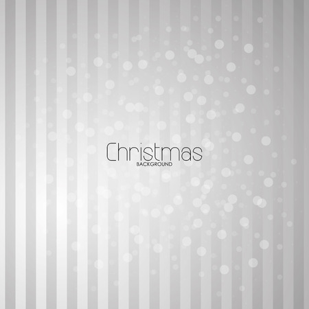 a grey christmas card with some stripes, snow and textのイラスト素材