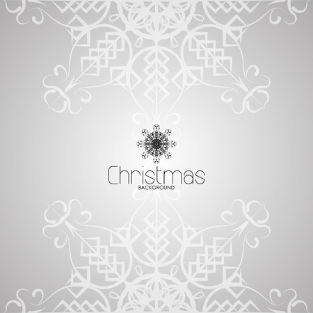 a white christmas card with a pair of snowflakes and textのイラスト素材