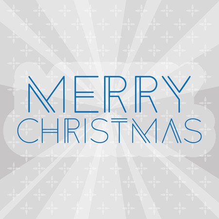 a white grey background with blue text for christmasのイラスト素材