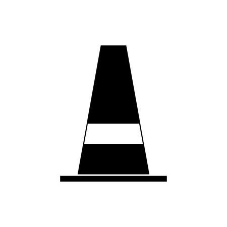an isolated cone on a white backgroundのイラスト素材