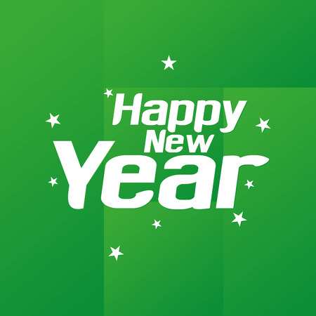 a green background with a happy new year messageのイラスト素材