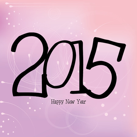 a pink background with a happy new year messageのイラスト素材