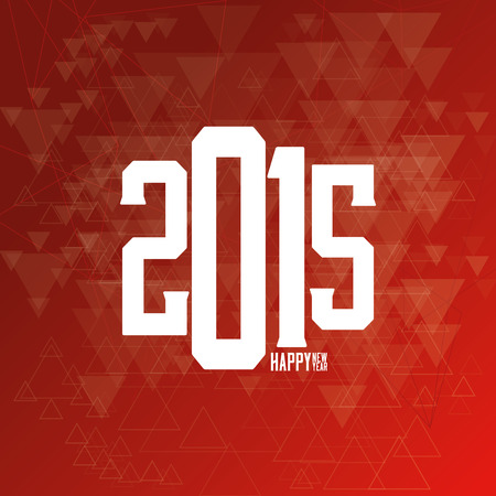 a red background with a happy new year messageのイラスト素材