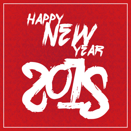a red background with a happy new year messageのイラスト素材