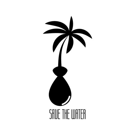 Abstract isolated natural icon on a white background. Vector illustrationのイラスト素材