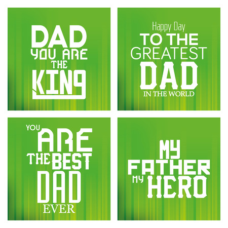 Set of backgrounds for father's day. Vector illustrationのイラスト素材