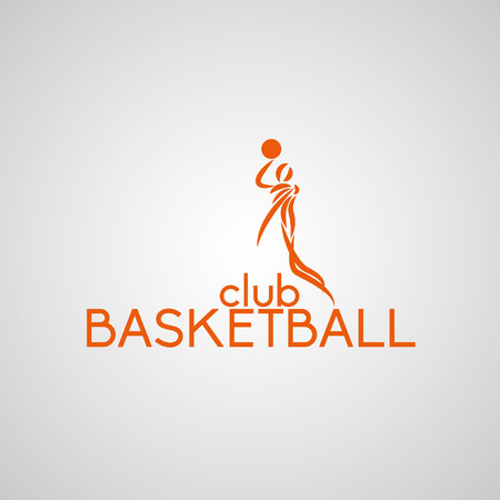 Isolated fitness icon with an abstract personのイラスト素材