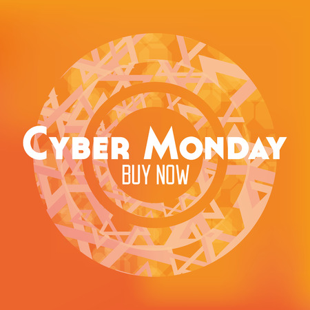 Colored backgrounds with text for cyber monday salesのイラスト素材