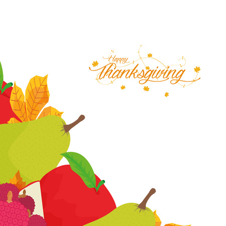 Colored background with text for thanksgiving dayのイラスト素材