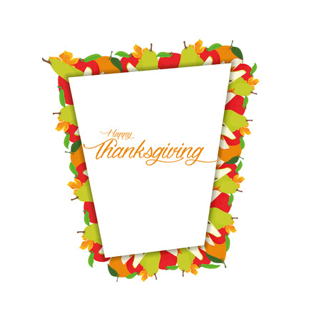 Colored background with text for thanksgiving dayのイラスト素材