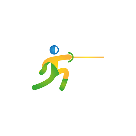 Isolated sport icon on a white backgroundのイラスト素材