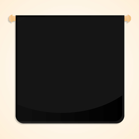 Isolated black label on a white background, Vector illustrationのイラスト素材