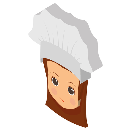 Isolated avatar of a baker, Vector illustrationのイラスト素材