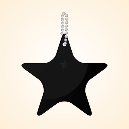Isolated black label on a white background, Vector illustrationのイラスト素材