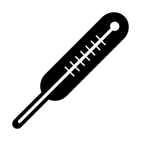 Isolated icon of a thermometer, vector illustrationのイラスト素材