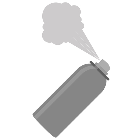 Isolated spray bottle on a white background, Vector illustrationのイラスト素材