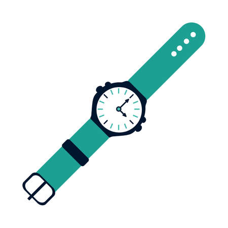 Isolated watch classic vintage icon clock - Vectorのイラスト素材