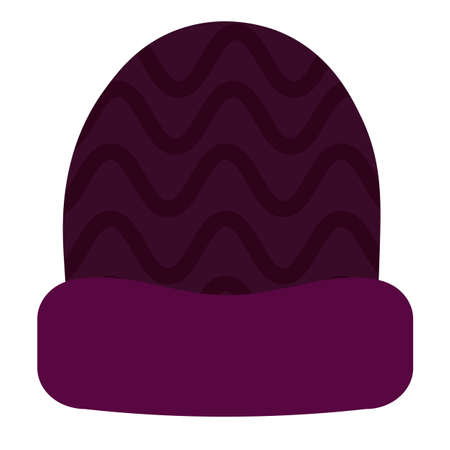 isolated cartoon hat christmas retro icon - Vectorのイラスト素材