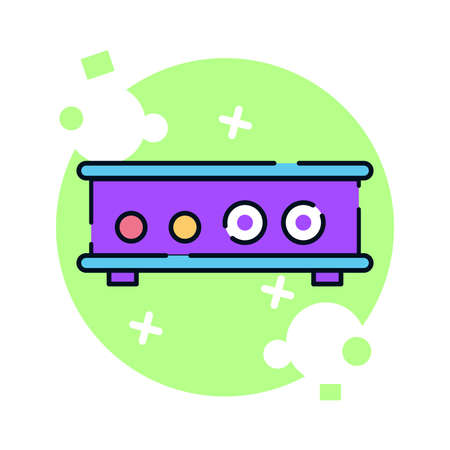 Isolated soundboard icon. Musical equipment - Vector illustrationのイラスト素材