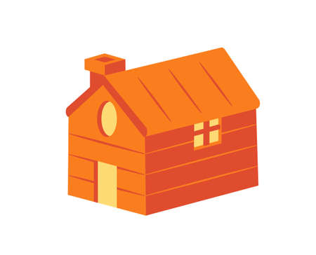 Isolated cottage camping implements emoji icon - Vectorのイラスト素材