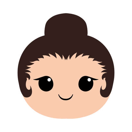Isolated caucasian race kids ethnic icon - Vectorのイラスト素材