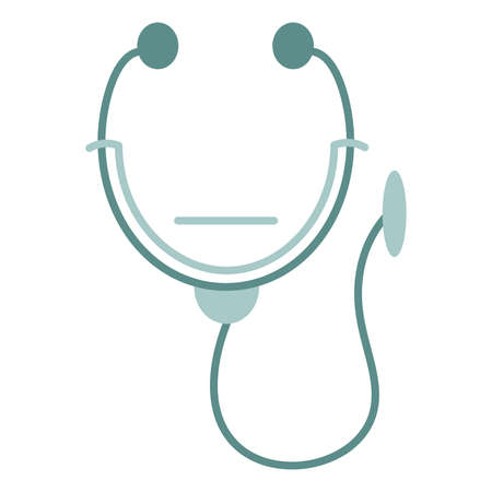 Isolated sthetoscope things veterinary pets articles icon - Vectorのイラスト素材