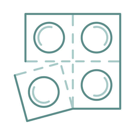 Isolated medicines pet things veterinary pets articles icon - Vectorのイラスト素材