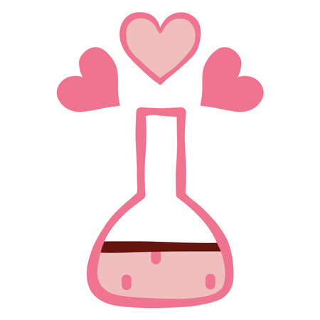 Isolated sweet fragance saint valentin holiday icon - Vectorのイラスト素材